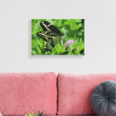Swallowtail Butterfly Stretched Canvas Print (Insitu (Woonkamer))