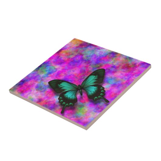 Swallowtail Butterfly Tegeltje (Zijkant)