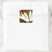 Swallowtail Butterfly Vierkante Sticker (Tas)
