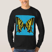 Swallowtail (levendig) - Mannen-Shirt met lange mo T-shirt (Voorkant)