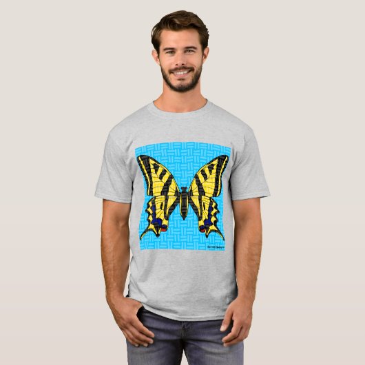Swallowtail (levendig) - Mannen T-shirt (Voorkant volledig)