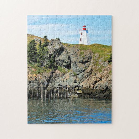 Swallowtail Lighthouse Grand Manan Jigzaag Puzzle Legpuzzel (Verticaal)