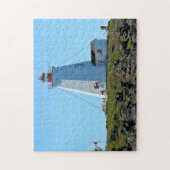 Swallowtail Lighthouse Grand Manan Jigzaag Puzzle Legpuzzel (Verticaal)