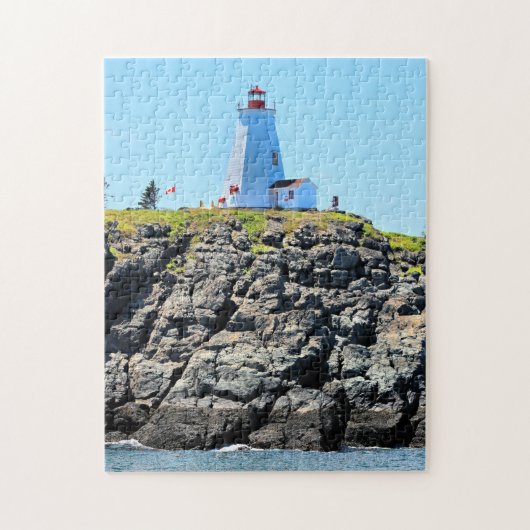 Swallowtail Lighthouse Grand Manan Jigzaag Puzzle Legpuzzel (Verticaal)