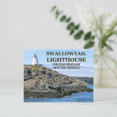 Swallowtail Lighthouse, Grand Manan N.B. Briefkaar Briefkaart (Staand voorkant)