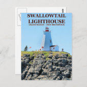 Swallowtail Lighthouse, Grand Manan N.B. Briefkaar Briefkaart (Voorkant / Achterkant)