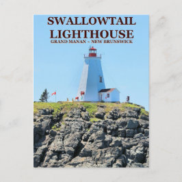 Swallowtail Lighthouse, Grand Manan N.B. Briefkaar Briefkaart