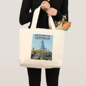 Swallowtail Lighthouse Grand Manan N.B. Canvas tas (Voorkant (product))