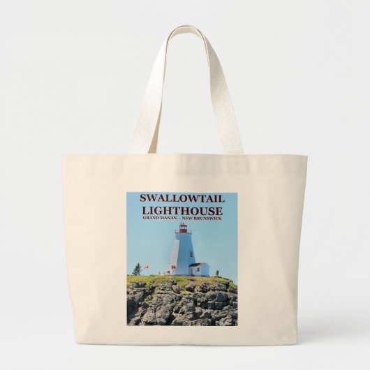 Swallowtail Lighthouse Grand Manan N.B. Canvas tas (Voorkant)
