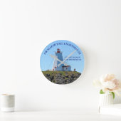 Swallowtail Lighthouse Grand Manan N.B. Clock Ronde Klok (Huis)