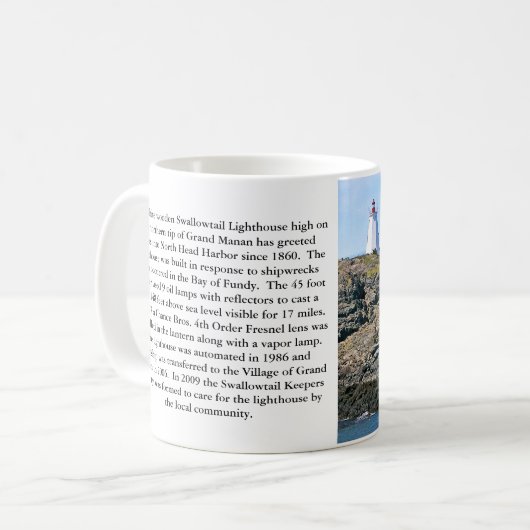 Swallowtail Lighthouse, Grand Manan, N.B. Mok (Voorkant links)