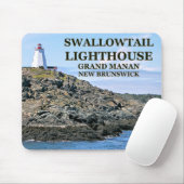 Swallowtail Lighthouse, Grand Manan, N.B. Mousepad Muismat (Met muis)