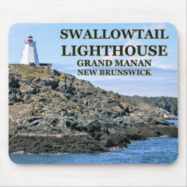 Swallowtail Lighthouse, Grand Manan, N.B. Mousepad Muismat
