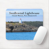 Swallowtail Lighthouse, Grand Manan, N.B. Mousepad Muismat (Met muis)