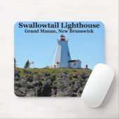 Swallowtail Lighthouse, Grand Manan, N.B. Mousepad Muismat (Met muis)