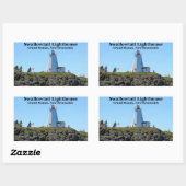 Swallowtail Lighthouse, Grand Manan, N.B. Stickers (Vel)