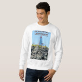 Swallowtail Lighthouse Grand Manan N.B. Sweatshirt (Voorkant volledig)