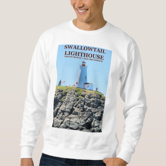 Swallowtail Lighthouse Grand Manan N.B. Sweatshirt (Voorkant)
