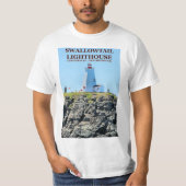 Swallowtail Lighthouse, Grand Manan, N.B. T-Shirt (Voorkant)