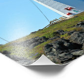 Swallowtail Lighthouse Grand Manan NB Foto afdrukk Afdruk (Hoek)