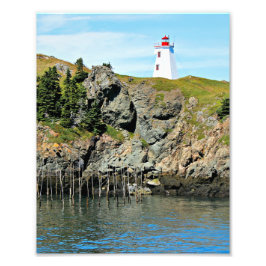Swallowtail Lighthouse Grand Manan NB Foto afdrukk Foto Afdruk