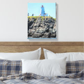 Swallowtail Lighthouse Grand Manan Wrapped Canvas (Insitu (Slaapkamer))