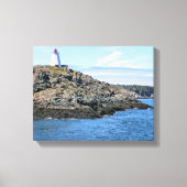 Swallowtail Lighthouse Grand Manan Wrapped Canvas (Voorkant)