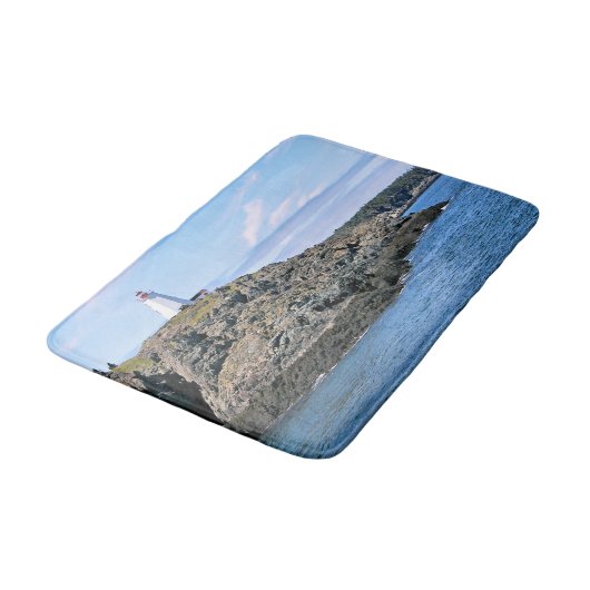 Swallowtail Lighthouse, New Brunswick Bath Mat (Gekanteld)