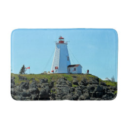 Swallowtail Lighthouse, New Brunswick Bath Mat