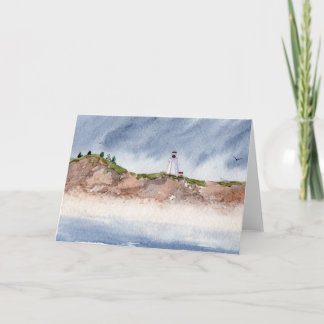 Swallowtail Lighthouse Seascape Wenskaart Kaart