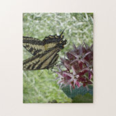Swallowtail op Milkweed Legpuzzel (Verticaal)