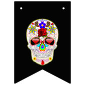 Swallowtail Party Bunting Banner SUGAR SKULL (Eerste vlag)