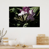 Swallowtail & Rhododendron Print (Keuken)