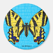 Swallowtail (rond) - Magneet (Voorkant)
