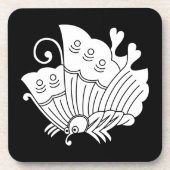 Swallowtail vlinder bier onderzetter (Voorkant)