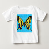 Swallowtail (wit) - Baby T-Shirt (Voorkant)