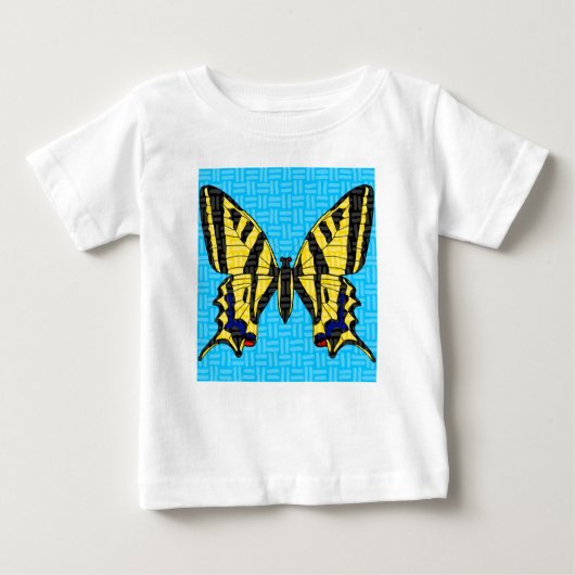 Swallowtail (wit) - Baby T-Shirt (Voorkant)