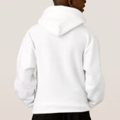 Swallowtail (wit) - Boy's Pull-Over Hoodie (Achterkant)