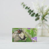 Swallowtal Butterfly Visitekaartjes (Staand voorkant)