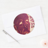 Swami Visions Ronde Sticker (Envelop)