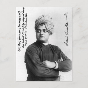 Swami Vivekananada in America 1893  Post Briefkaart