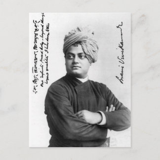 Swami Vivekananada in America 1893  Post Briefkaart