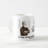 Swami Vivekananda Arise Awake Stop niet met 'Til G Koffiemok (Voorkant links)