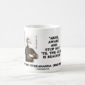 Swami Vivekananda Arise Awake Stop niet met 'Til G Koffiemok (Center)