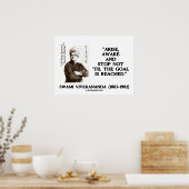 Swami Vivekananda Arise Awake Stop niet Til Goal Poster (Keuken)