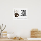 Swami Vivekananda Externe Natuur Interne Natuur Poster (Keuken)