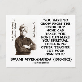 Swami Vivekananda groeien van binnen naar buiten S Briefkaart