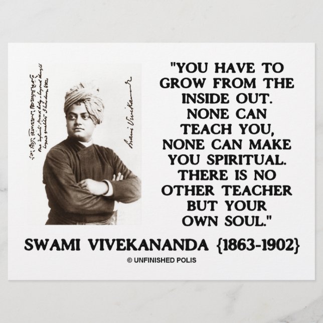 Swami Vivekananda groeit uit eigen leraar (Voorkant)