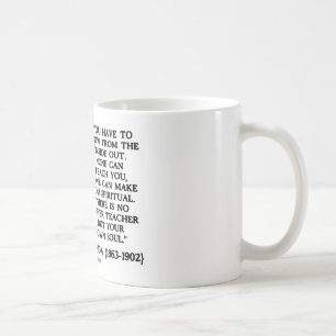 Swami Vivekananda groeit uit eigen leraar Koffiemok