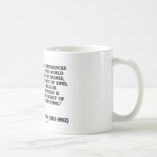 Swami vivekananda over het geheim van alles koffiemok (Rechts)